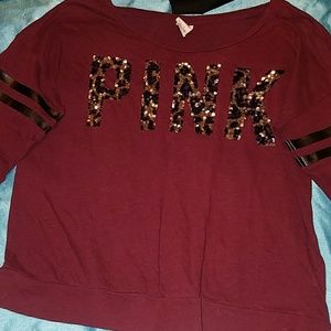 Maroon Victoria Secret long sleeve